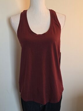 lululemon athletica Deep Burgundy Racerback Tank